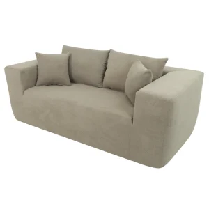 Low Volume Vacuum Sealed Fabric Customizable Color Upholstered Sectional Sofa Container Shipment Space Saving Furniture