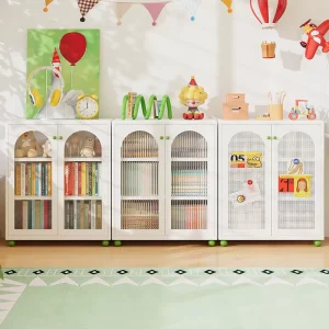 Low height Carbon Steel Bookshelf Suitable for Toddlers