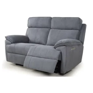 Lumber Support 2 Seater Electric Recliner Reclinable Sofa Set with Power Recliner and Headrest