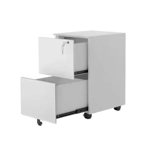 Luoyang WOMA Office Furniture Equipment A4 File Moving Filing Cabinet 2 Drawer Mobile Pedestal