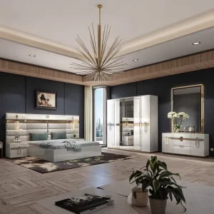 Luxurious Bedroom Furniture Home Hotel King Size Bedroom Set