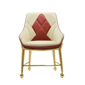 Luxurious Commercial Golden Bar Casino Chair