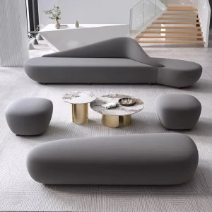 Luxurious Modern Comfort Design Wool Leisure Sofa for Meeting Rooms and Relaxation Spaces