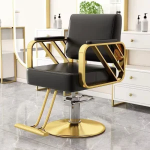 Luxurious Multifunctional Lifting Barber Shop Chair Metal Beauty Salon Hair Salon Hairdressing Chair