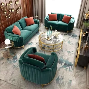Luxurious Nordic Style Fabric Office Sofa Set Leisurely and Comfortable Business Reception Area for Modern Hotels