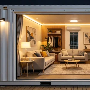 Luxurious Steel Structure Design 20 40ft Modular Container House Highly Practical 30ft Expandable Container House