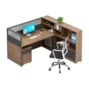 Luxury 1.5m Modular L Shaped Staff Work Desk Office Furniture Ceo Executive Office Staff Desk for Cad