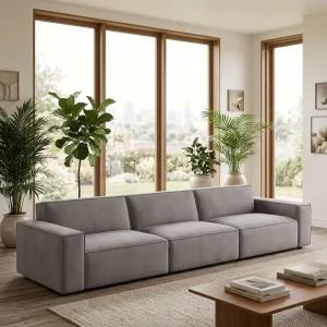 Luxury A Grade Teak Wood Modular Outdoor Sofa All Weather Patio Sectional Furniture for Upscale Villa Hotel Resort Terrace