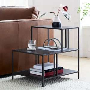Luxury Adjustable Height Modern Iron Coffee Table European Minimalist Design