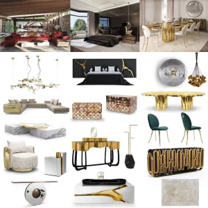 Luxury Artisanal Sofa System Handcrafted Copper Base Fabric Upholstery Sofa Set Furniture for Designer Villa Procurement