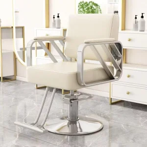 Luxury Beauty Hair Salon Furniture Synthetic Leather Styling Chair with Lifting Feature Hairdressing Barber Chairs