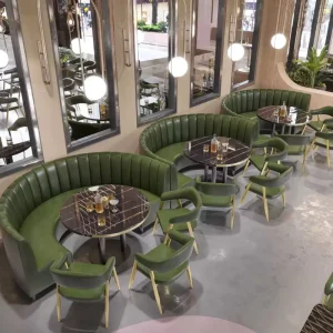 Luxury Bench Booth Sofa for Modern Restaurants Nightclubs Hotels Custom Restaurant Furniture Durable