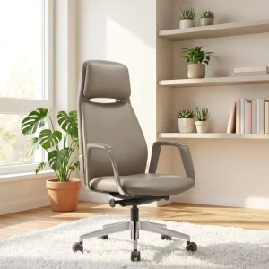 Luxury Boss Chair Recliner Adjustable High Back with Headrest Modern Executive Conference Leather Office Chair for Home