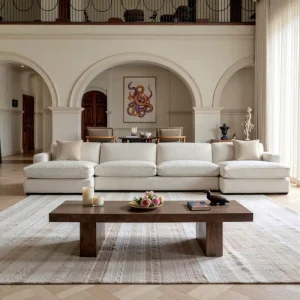 Luxury Classic Soft Sofa Set Modular Living Room Customized Fabric Color Durable Comfortable