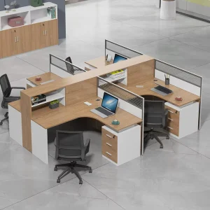 Luxury Commercial Furniture Office Desk Employee Workstation Partition Office Desktop Computer Workstation