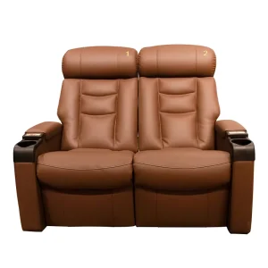 Luxury Custom Leather Vip Double Lover Movie Theater Seat Chair Cinema Sofa Furniture