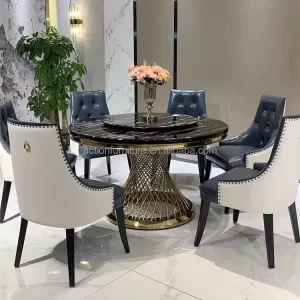 Luxury Designs Hotel Tables Banquet Events Wedding Dining Tables Stainless Steel Modern Tables