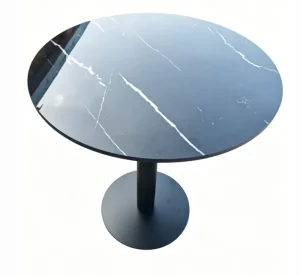 Luxury Durable Round Cafe Table Metal Modern Living Room Outdoor Hotel Furniture Table and Chair Set