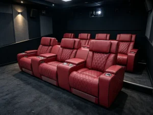 Luxury Electric Cinema Sofas Recliner Seating for Home Theater Room Premium Cinema Sofa Solution for Private and VIP Cinema Use