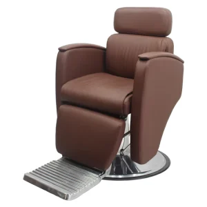 Luxury Electric Hair Salon Chair Heavy Duty Recliner PU Leather Barbers Chairs