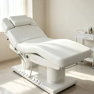 Luxury Electric Medical Spa Bed With Adjustable Backrest And Height For Premium Beauty Clinic Treatment