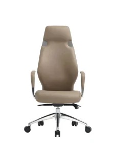 Luxury Ergonomic Manager Office Chair with Aluminum Armrest and Leg
