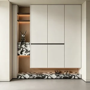 Luxury European High Quality Living Room Furniture Custom Fashion Shoe Cabinet for Seasonal Shoe Storage Made in China