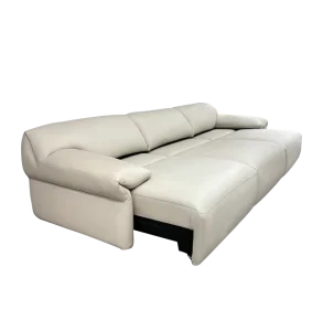 Luxury European Tufted Genuine Leather Sectional Sofa Set 38 Modern Design for Hotel & Living Room Use