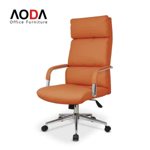 Luxury Executive Chair Soft Leather Ergonomic Office Chair for Big & Tall Managerial Chairs Chaise Ergonomique
