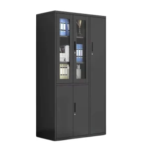 Luxury Executive Modern Steel Filing Cabinet Large Capacity Lockable High End Office Document Storage Furniture