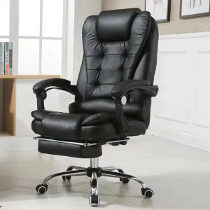 Luxury Executive Swivel Ergonomic Office Chair High Back Massage Swing Gaming PU Chair