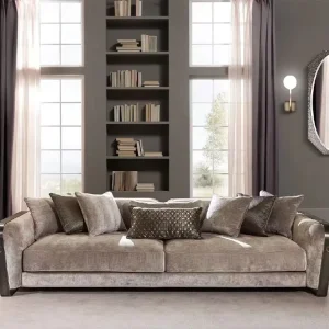 Luxury Fabric Sofa Sets for Big Living Room Modern Furniture White Living Room Luxury Sofa