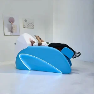 Luxury Full Automatic Hair Washing Chair Intelligent Shampoo Bed Electric Spa Head Therapy Shampoo Chair