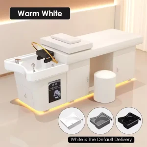 Luxury Head Spa Shampoo Bed Smart Water Cycle Hair Washing Station Beauty Treatment Bed