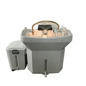 Luxury Head Spa Therapy Hair Washing No Plumbing Portable Shampoo Basin Sink with 60L Water Tank and 18L Dirty Water Tank