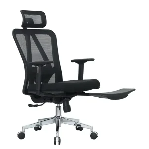 Luxury High Back Reclining Ergonomic Office Executive President Office Chair with Leg Rest