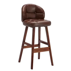 Luxury High-Legged Bar Chair with Comfortable Cushion Modern Design for Home or Commercial Dining for Hotels and Kitchens