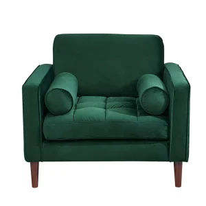 Luxury Home Furniture Leisure Sofa Chair Modern Teal Turquoise Green Velvet Single Armchair