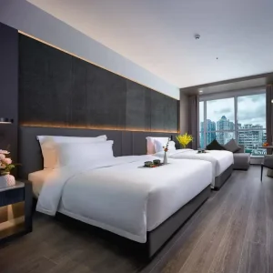 Luxury Hotel Bedroom Furniture Set Full Interior Customization for 5 Star Resort Apartment Commercial Furniture Solution
