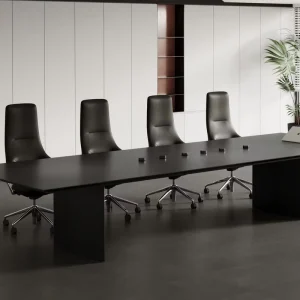 Luxury Hotel Conference Table Set Modern Office Furniture Meeting Room 12 Persons Negotiation Table Rectangular Meeting Desk