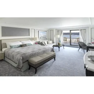 Luxury Hotel Furniture Deluxe King Bed Room Sets Hotel Furniture Supplier HO-1023