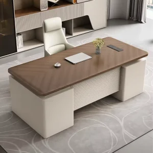 Luxury L Shape Wooden Office Furniture Boss Manager Office Table Ceo Table Conference Table for Manager