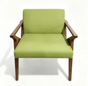 Luxury Leather Reclining Chair with Armrest Modern Design for Hotel Lobby Dining Living Room Waiting Areas