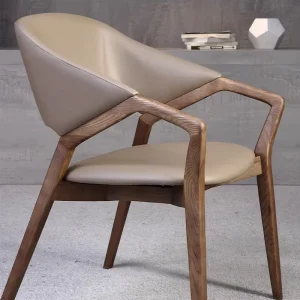 Luxury Light Italian Hotel Restaurant Chairs Simple and Casual Desk Chairs Office and Meeting Chairs