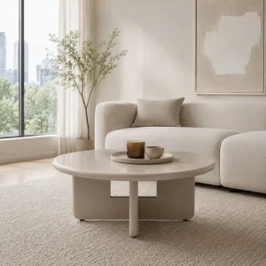 Luxury Living Room Furniture Modern Small Round Coffee Table for Living Room