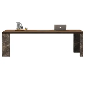 Luxury Meeting Furniture Conference Room Wooden Meeting Tables With Marble Legs