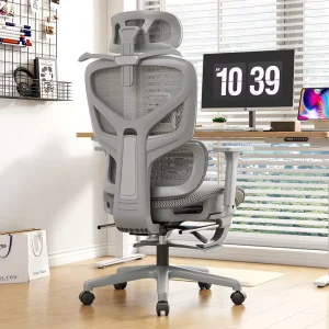 Luxury Mesh Executive Office Chair Home Office Furniture High Back Ergonomic Office Chair with Footrest