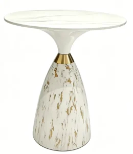 Luxury Minimalist Stone Slab Table Sofa Side Table Round Table Coffee Table Modern Style Marble Top Tea Center Small Table