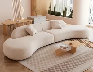 Luxury Modern 3-Seater Modular Fabric Sofa Bed Set High Quality Sectional Living Dining Hotel Use Direct Factory Supply