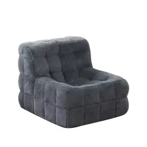 Luxury Modern Brown Sponge Convertible Sofa Set for Apartment Living Room Single Seat Modular Sofa Bed Mall Hotel